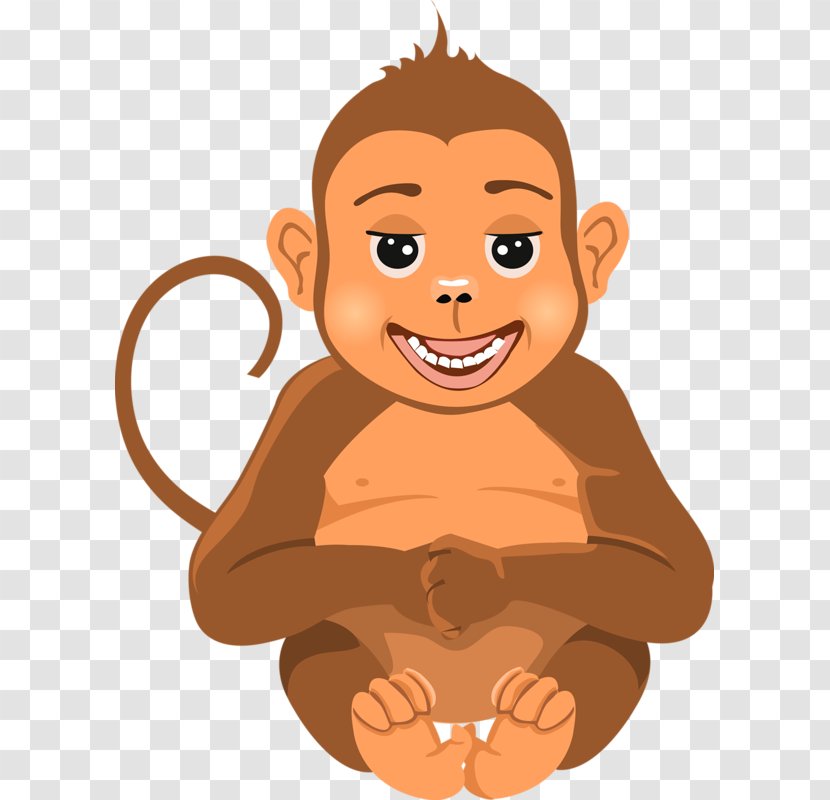 Times Tables Rock Stars Clip Art - Mammal - Cute Monkey Transparent PNG