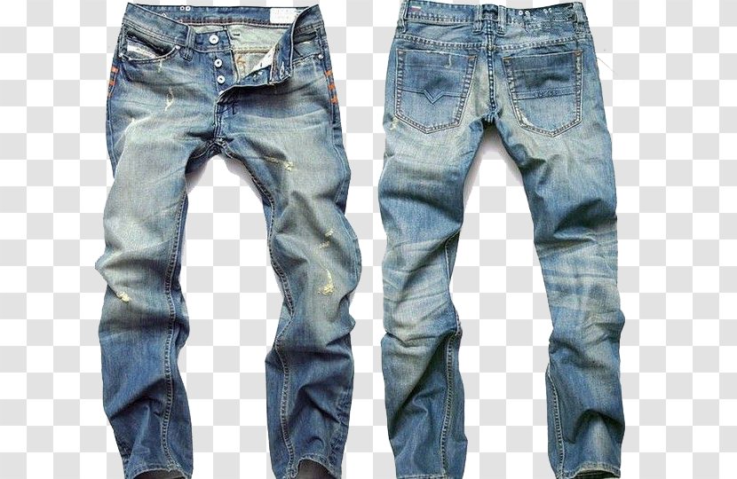 Jeans Fashion Denim Trousers Slim-fit Pants - Mens Pant Transparent Image Transparent PNG