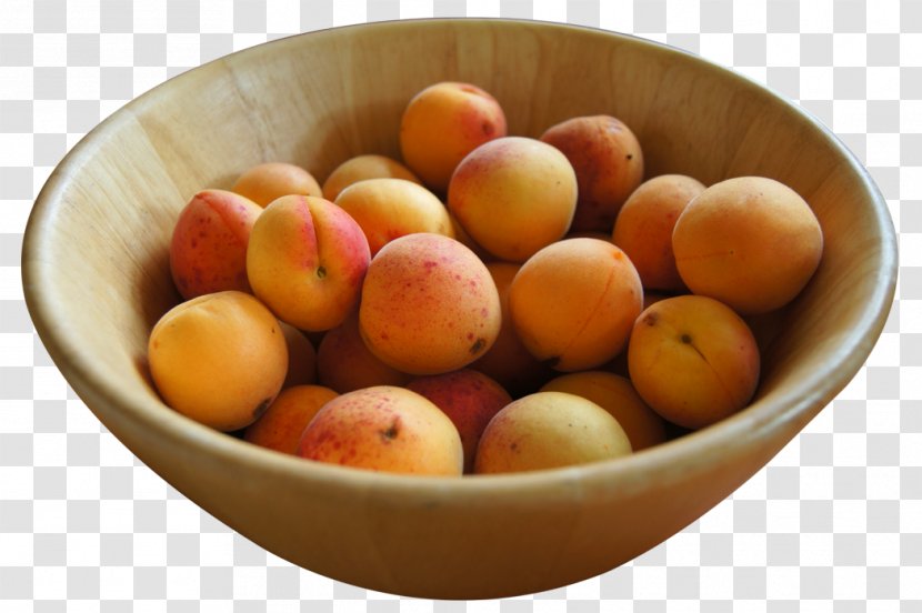 Apricot Fruit - Fresh Apricots In A Bowl Transparent PNG