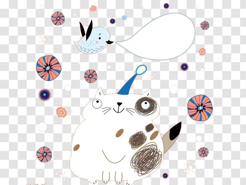 Cat Cartoon Download Illustration - Free Holiday Clip Buckle Transparent PNG