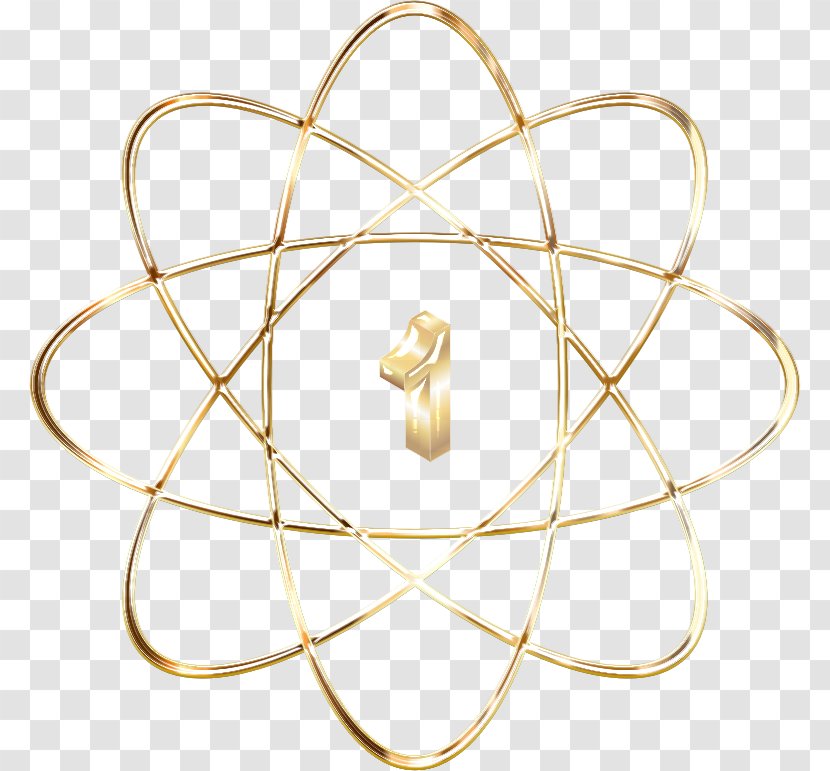 Atomic Number Gold Bohr Model Nucleus - Atom Transparent PNG