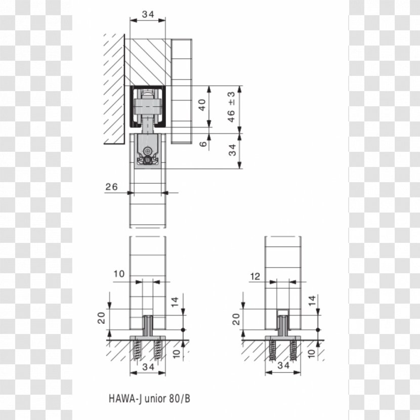 Floor Plan Line Technical Drawing - Standard Transparent PNG