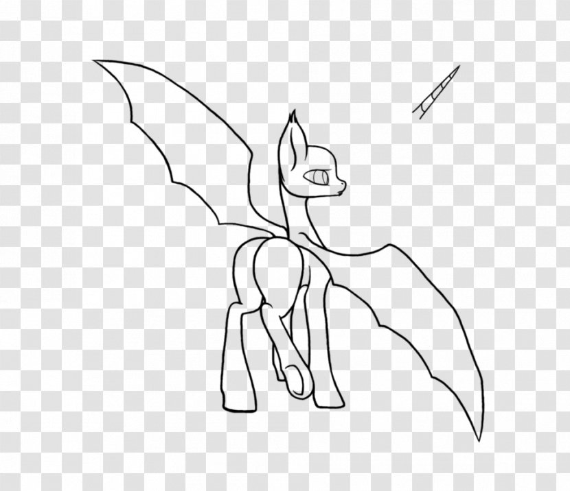 Mammal Bat 5 December Pony Sketch - Cartoon Transparent PNG