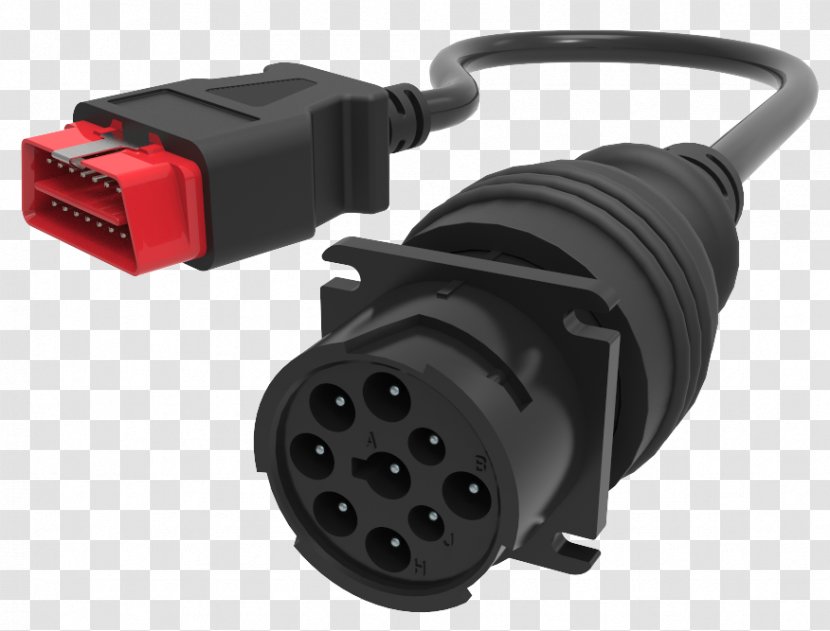 Adapter Electrical Connector SAE J1939 On-board Diagnostics Pinout - Cable - In Harness Transparent PNG