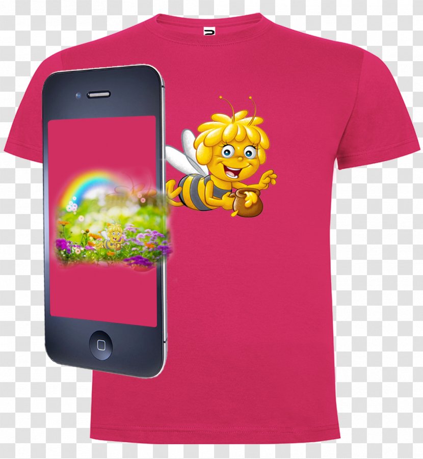 T-shirt Sleeve Pink M Font - Active Shirt Transparent PNG