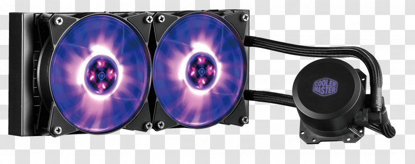 Computer System Cooling Parts Cooler Master Water Intel Hardware - Visual Effects Transparent PNG