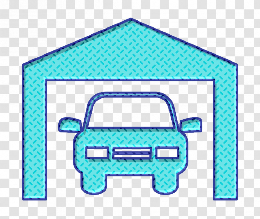 Transport Icon Car In A Garage Icon Park Icon Transparent PNG