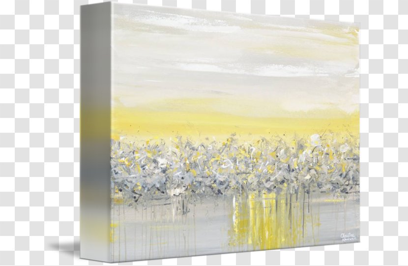 Abstract Art Gallery Wrap Painting Canvas Print - Modern Transparent PNG