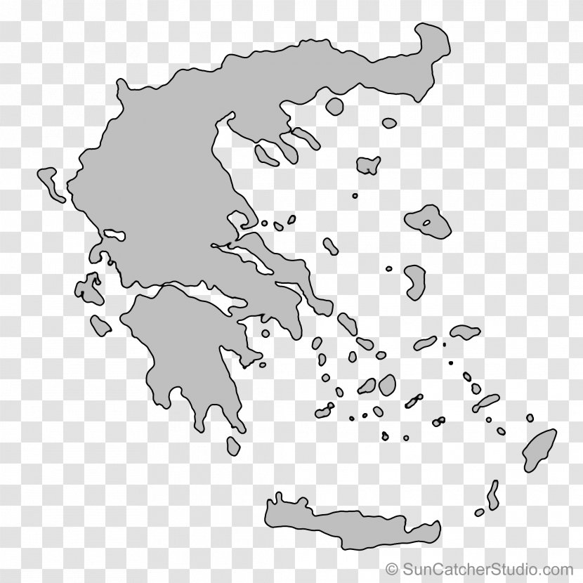 Greece Vector Graphics Map Royalty-free Illustration - Royaltyfree Transparent PNG