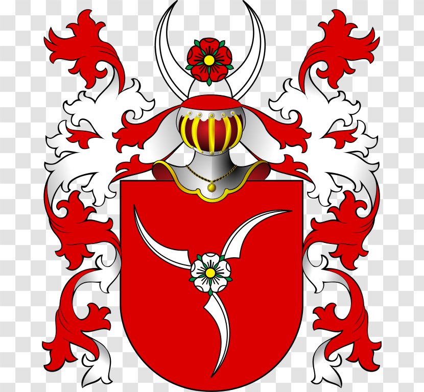 Polish Heraldry Grabowiec Coat Of Arms Szlachta Przykorwin - Flowering Plant - Family Transparent PNG