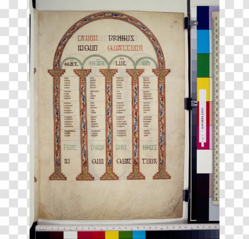 Lindisfarne Gospels Gospel Of Matthew John - Text - Curing Barn Transparent PNG