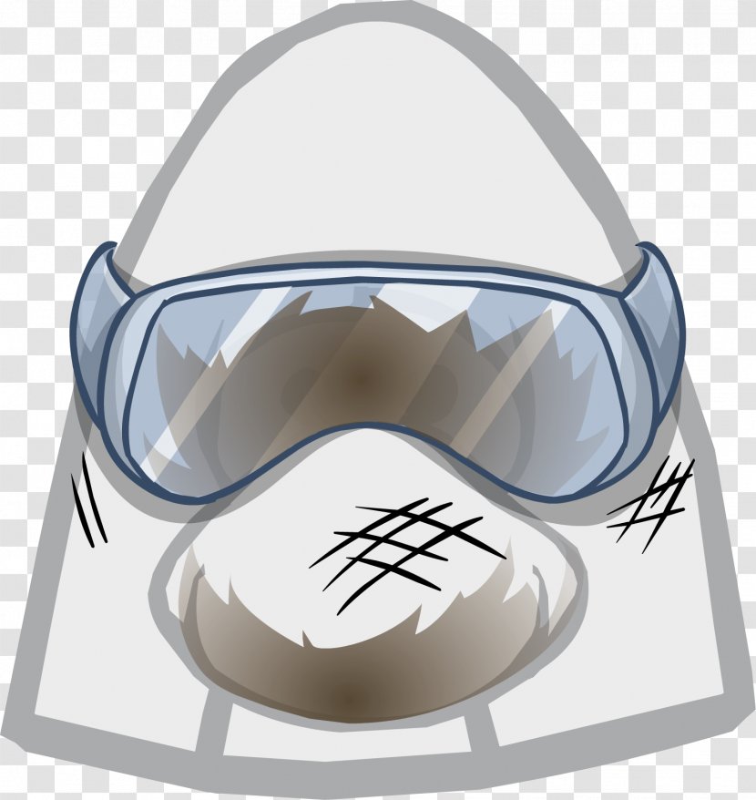 Club Penguin Goggles Glasses Laboratory - School - GOGGLES Transparent PNG