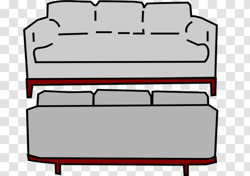Bed Cartoon - White - Auto Part Chair Transparent PNG