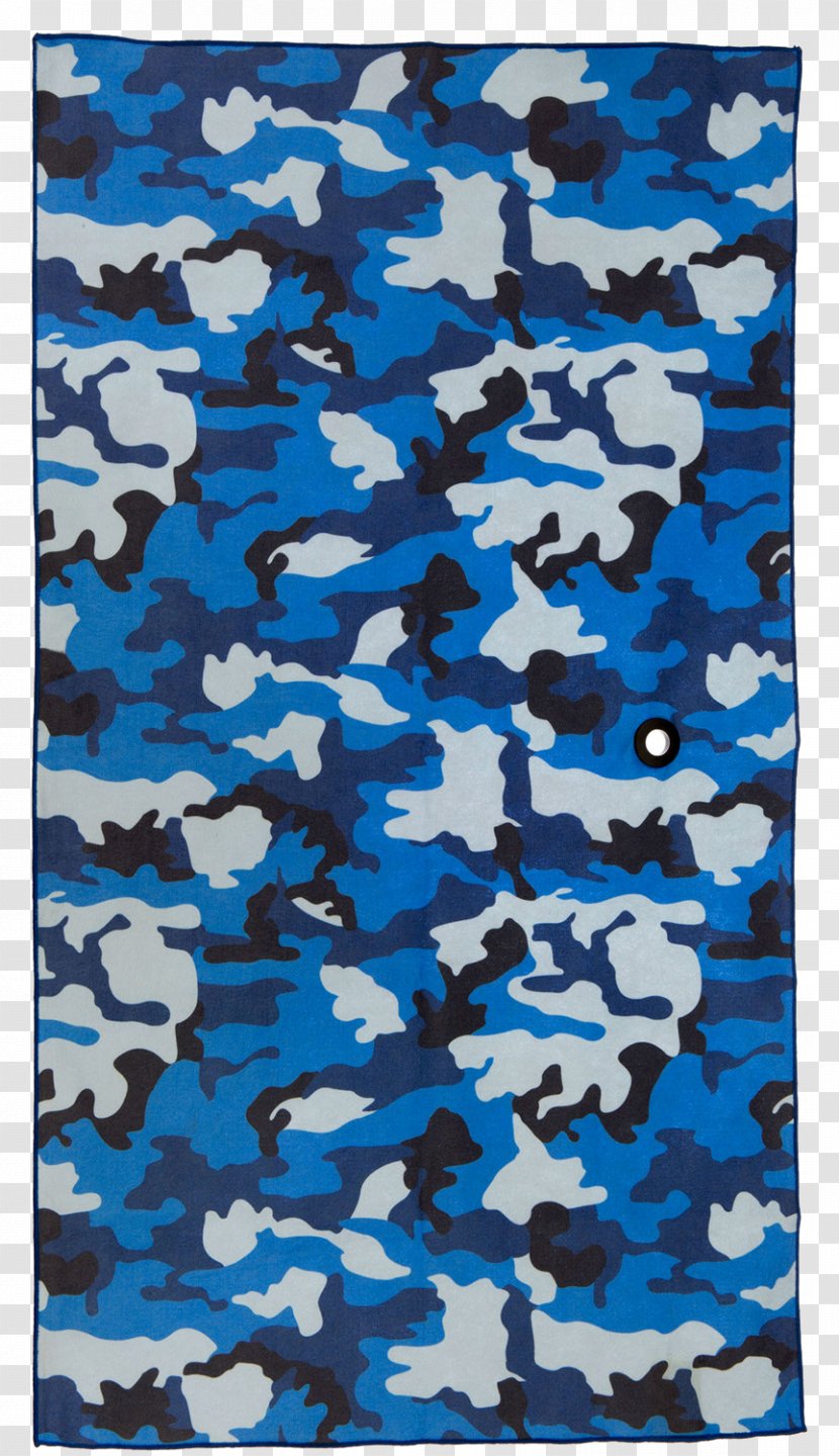 Military Camouflage Towel Microfiber Textile - Mimicry - Blue Transparent PNG