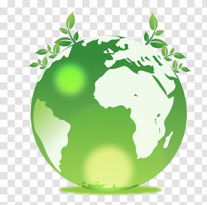 T-shirt Green Environmentally Friendly Clip Art - Tree - Earth Leaves Transparent PNG