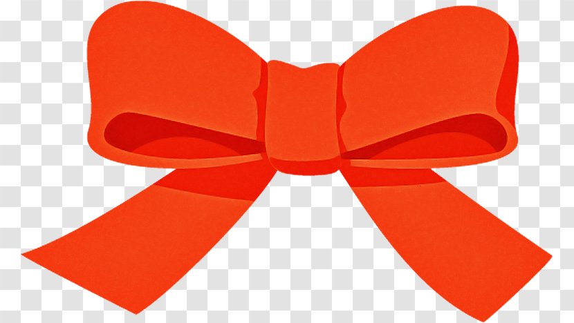 Bow Tie - Red - Orange Transparent PNG