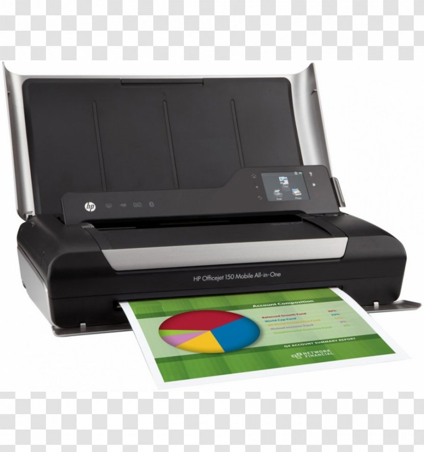 Hewlett-Packard Multi-function Printer Inkjet Printing Transparent PNG