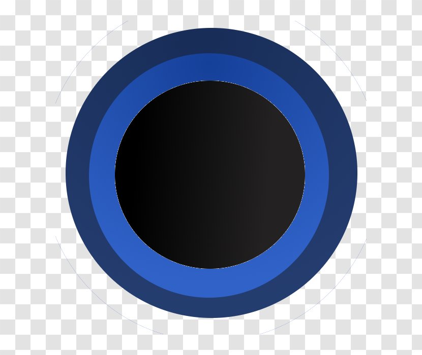 Cobalt Blue Circle - Hole Transparent PNG