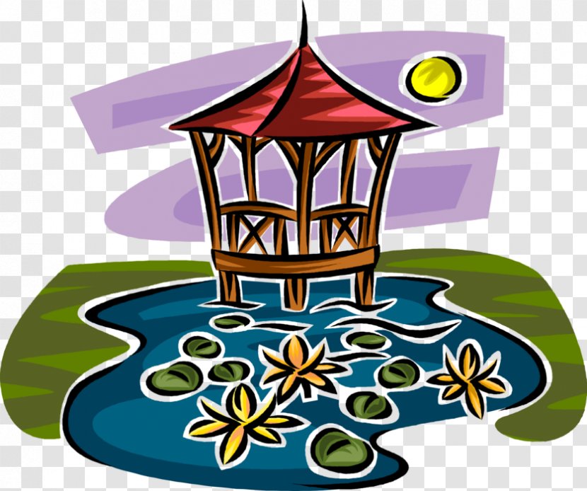 Clip Art Illustration Vector Graphics Gazebo Image - Flower - Garden Transparent PNG