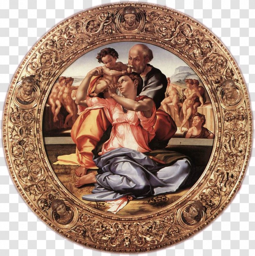 Uffizi Doni Tondo Work Of Art Painting Museum - History Transparent PNG