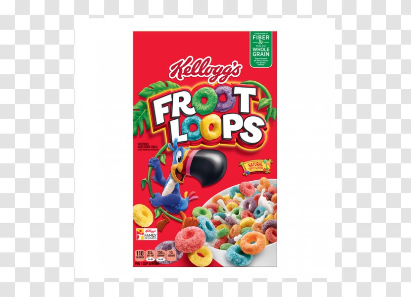 Breakfast Cereal Kellogg's Froot Loops Frosted Flakes - Corn Pops Transparent PNG