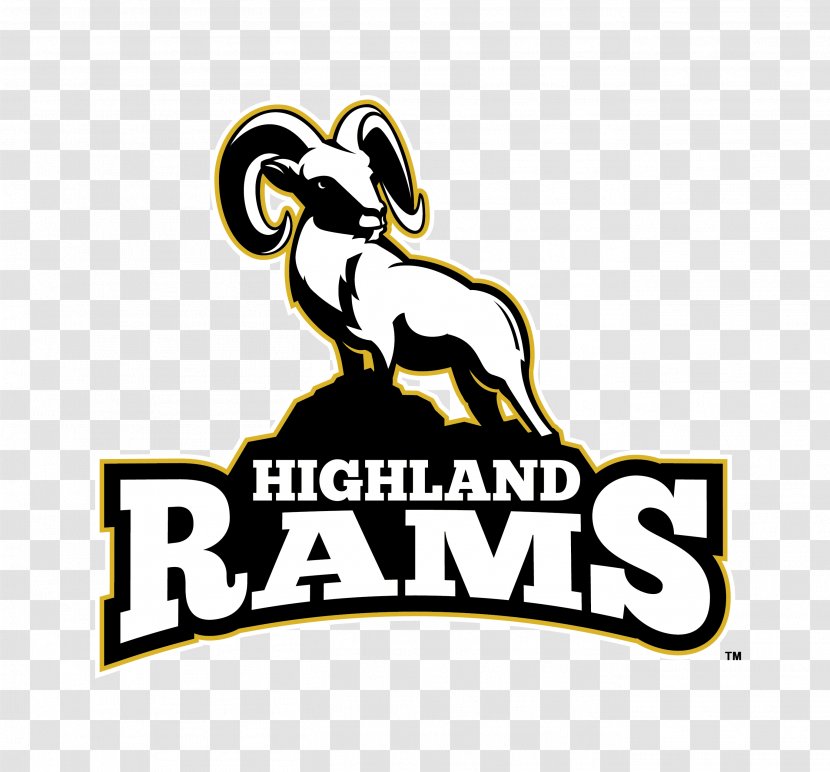 Highland High School Logo National Secondary Los Angeles Rams - Teacher Transparent PNG
