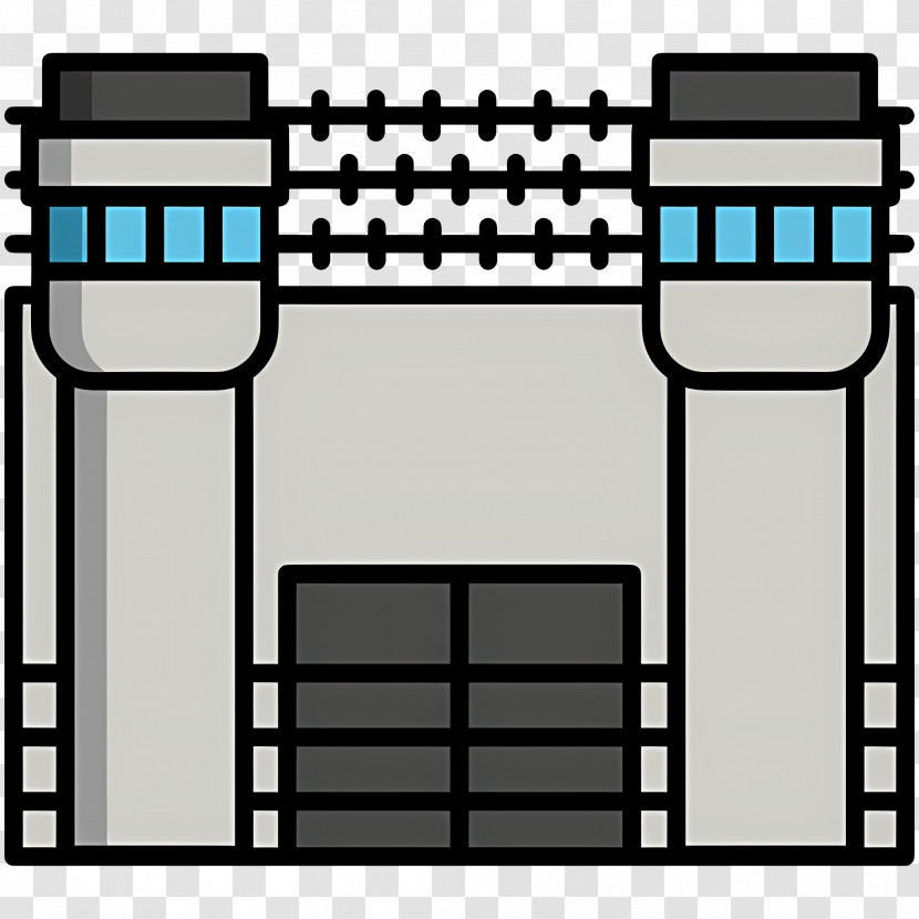 Prison Building - High-Security Prison Building Transparent PNG