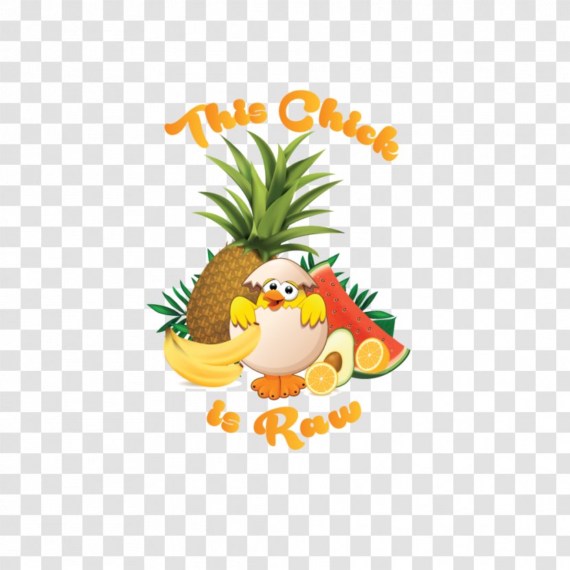 This Chick Is Raw Pineapple Food Central Avenue Health - Vegetable Transparent PNG