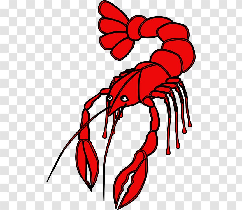 Crayfish Seafood Boil Cajun Cuisine Clip Art - Cartoon - Heart Transparent PNG