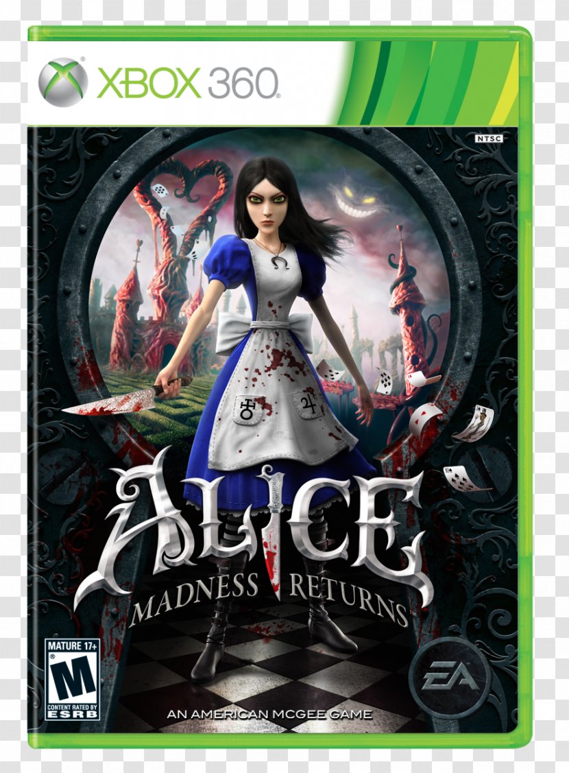 Alice: Madness Returns American McGee's Alice Viva Piñata: Party Animals Kinect Xbox 360 - Action Figure - Electronic Arts Transparent PNG