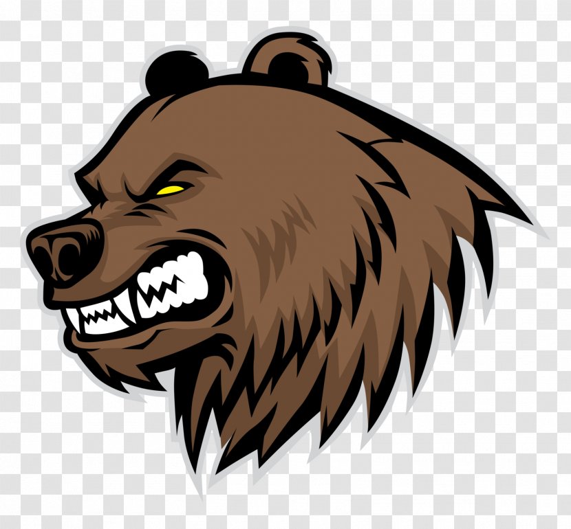 Grizzly Bear Drawing - Animal Transparent PNG