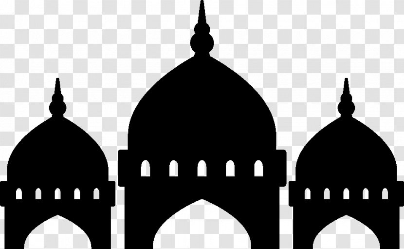 Masjid Kubah Mas Sheikh Zayed Grand Mosque Center Dome - Byzantine Architecture - Blackandwhite Transparent PNG