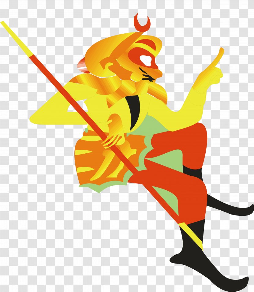 Sun Wukong Cartoon - Yellow Transparent PNG