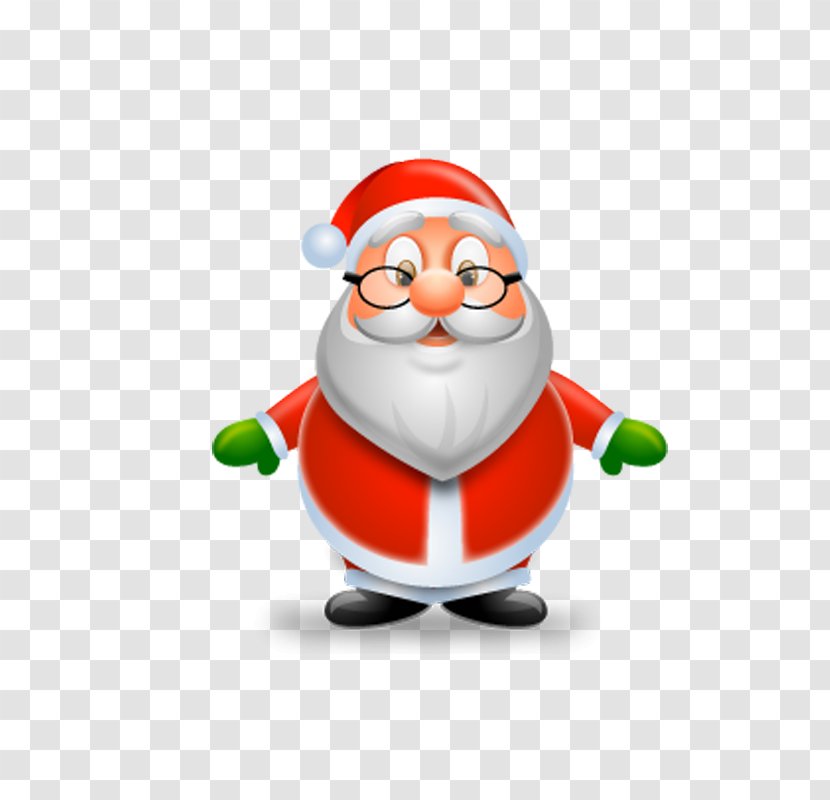 Santa Claus Christmas ICO Icon - Emoticon - Photos Transparent PNG