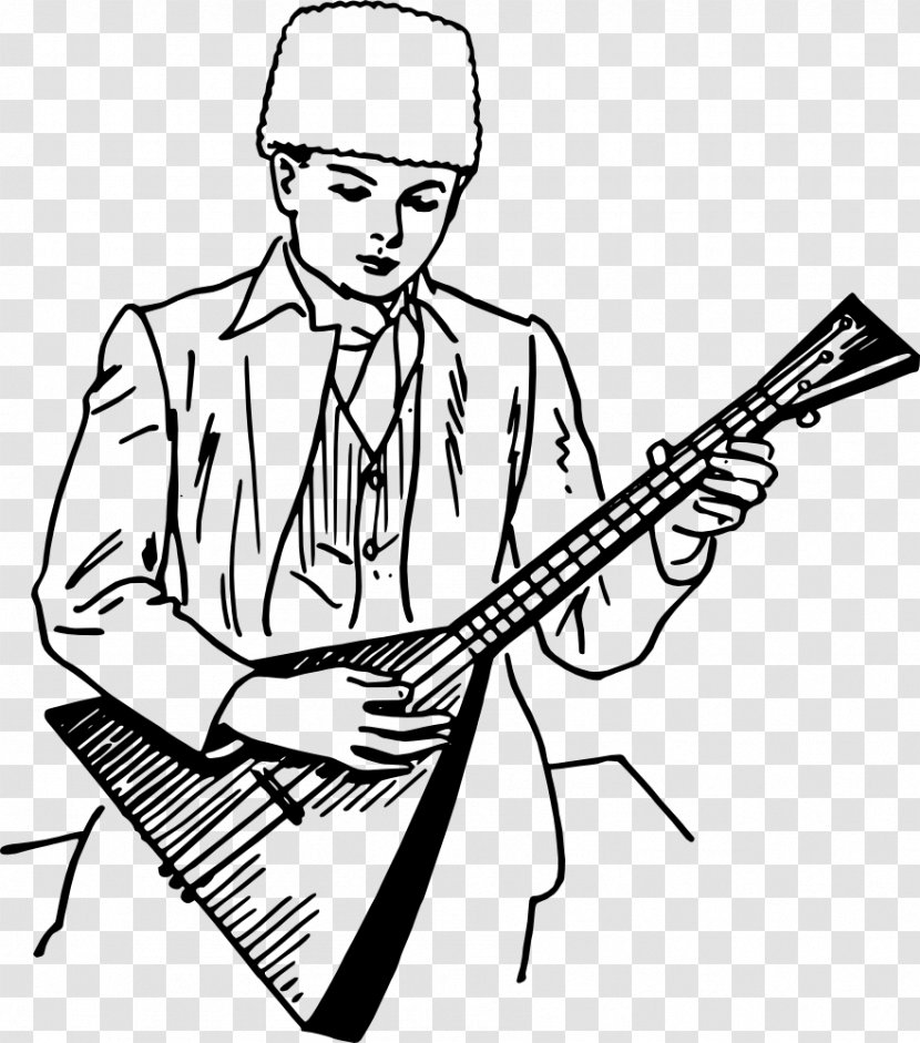 Balalaika Musical Instruments Drawing Clip Art - Cartoon Transparent PNG