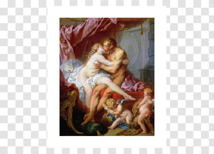 Hercules And Omphale Heracles Painting Canvas - Mythology Transparent PNG