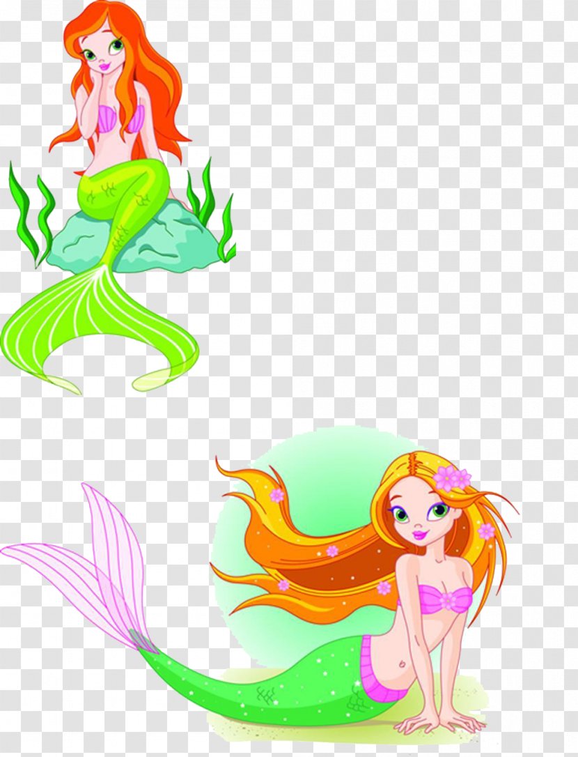 Mermaid Clip Art - Beautiful Princess Transparent PNG