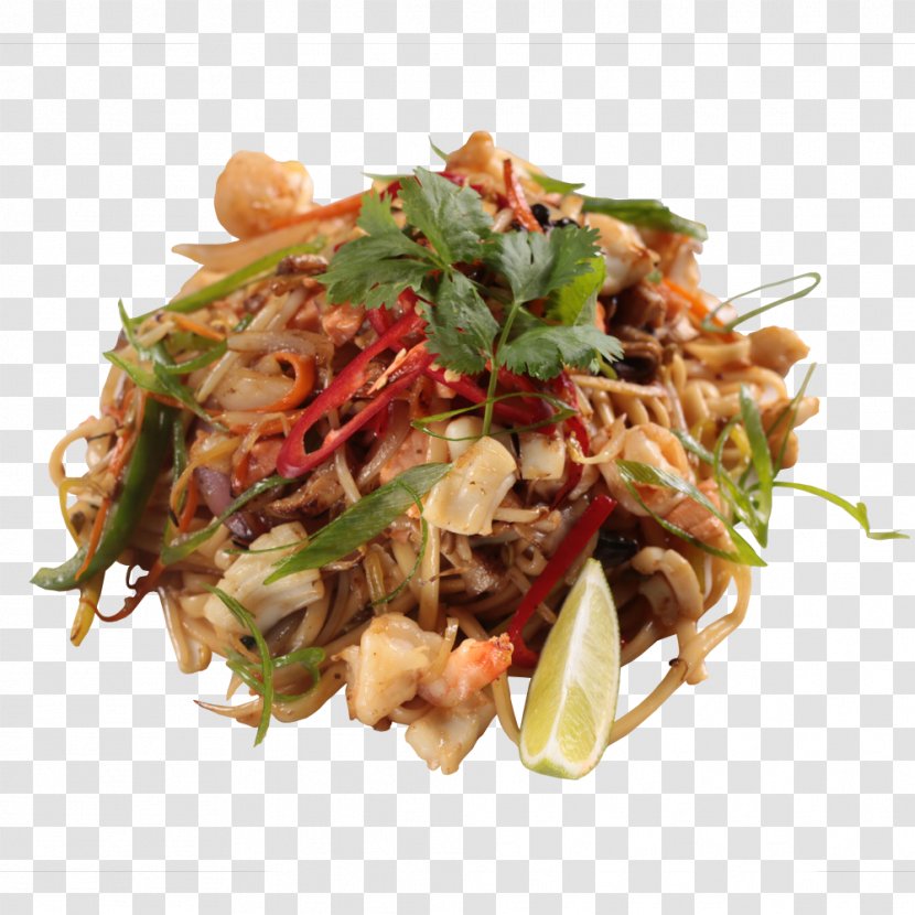 Pad Thai Karedok Cuisine Vegetarian Chinese - Noodle - Dim Sum Transparent PNG