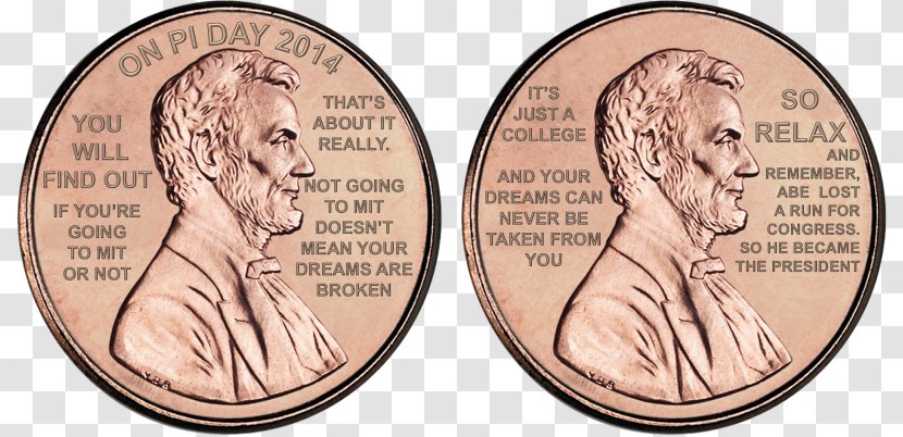 Lincoln Memorial Penny Cent Coin Obverse And Reverse - Medal Transparent PNG