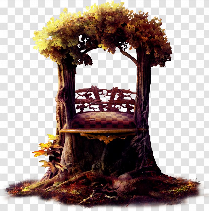 Castle Clip Art - I - Tree Chair Transparent PNG