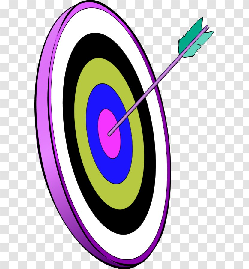 Arrow Darts Clip Art - Archery - Target With Transparent PNG