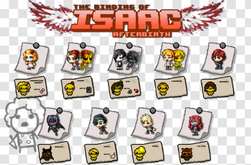 The Binding Of Isaac: Afterbirth Plus Brand Material - Video Game - Design Transparent PNG