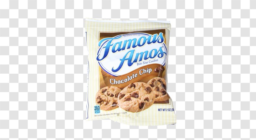 Famous Amos Chocolate Chip Cookies Oatmeal Raisin Brownie Biscuits - Chips Transparent PNG