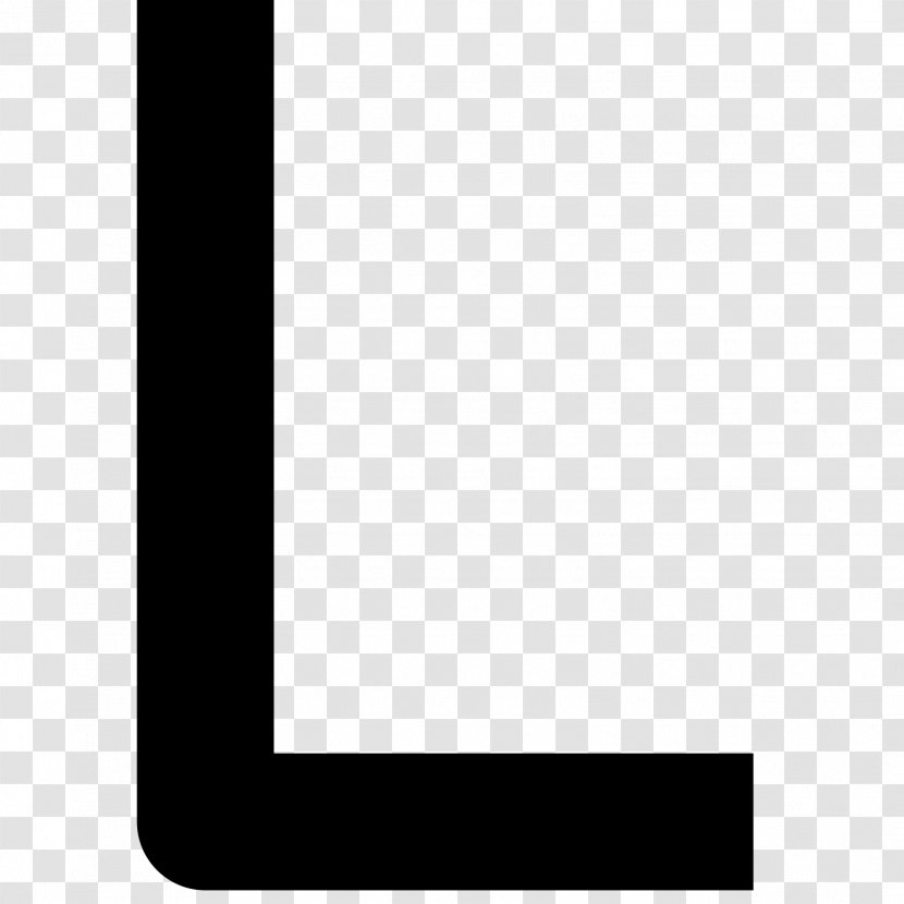 Letter Alphabet Stencil - Graphic Designer - L Transparent PNG