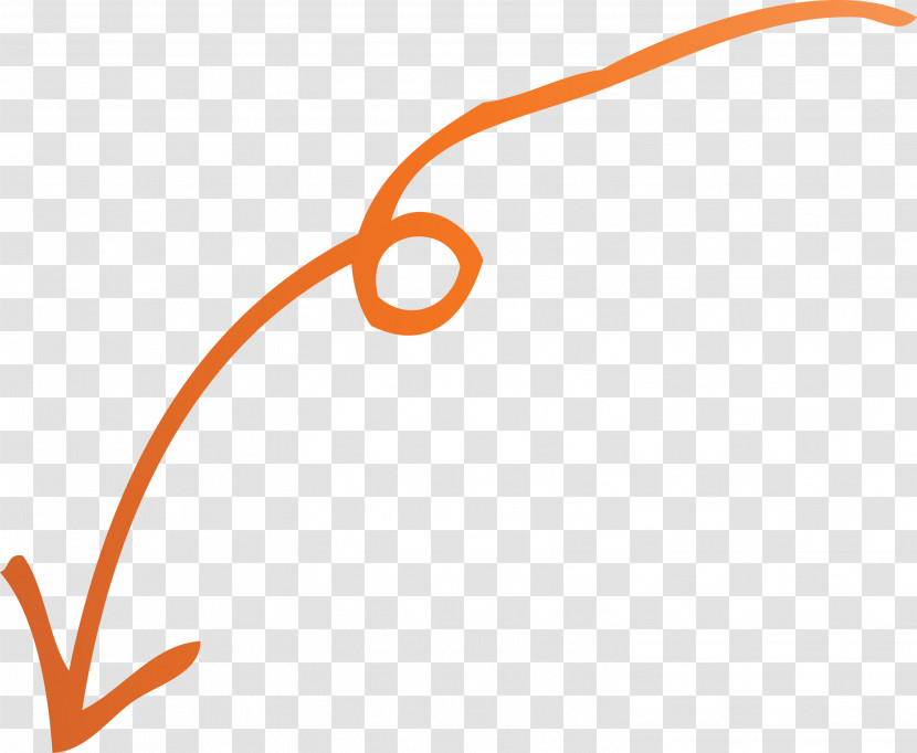 Curved Arrow Transparent PNG