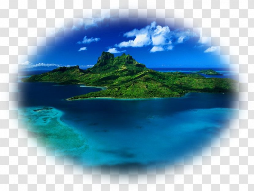 Bora Tahiti Desktop Wallpaper Island - Computer Monitors Transparent PNG