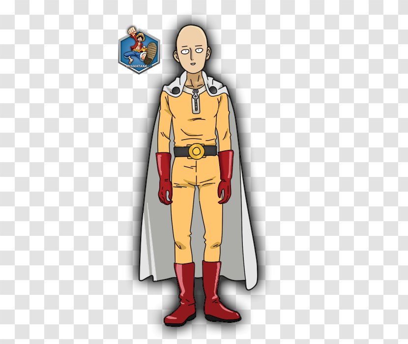 Saitama Prefecture One Punch Man Rendering - Watercolor Transparent PNG