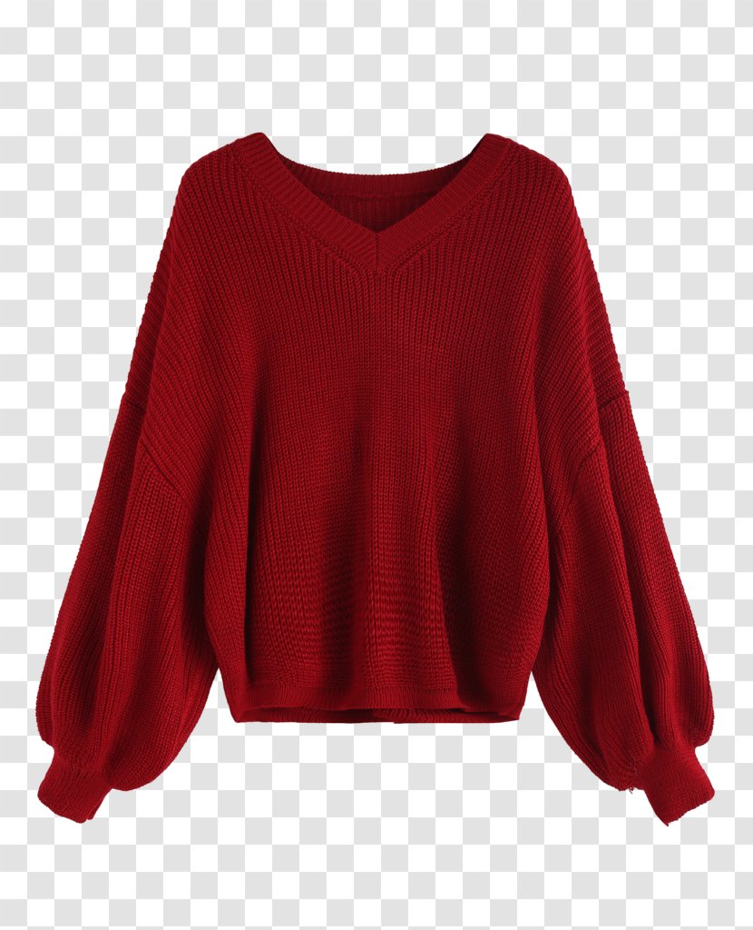 Sweater T-shirt Sleeve Clothing Fashion - Waistcoat Transparent PNG