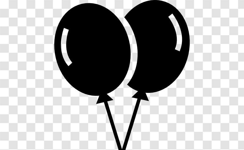 Decorative Balloons - Monochrome Photography - Black Transparent PNG