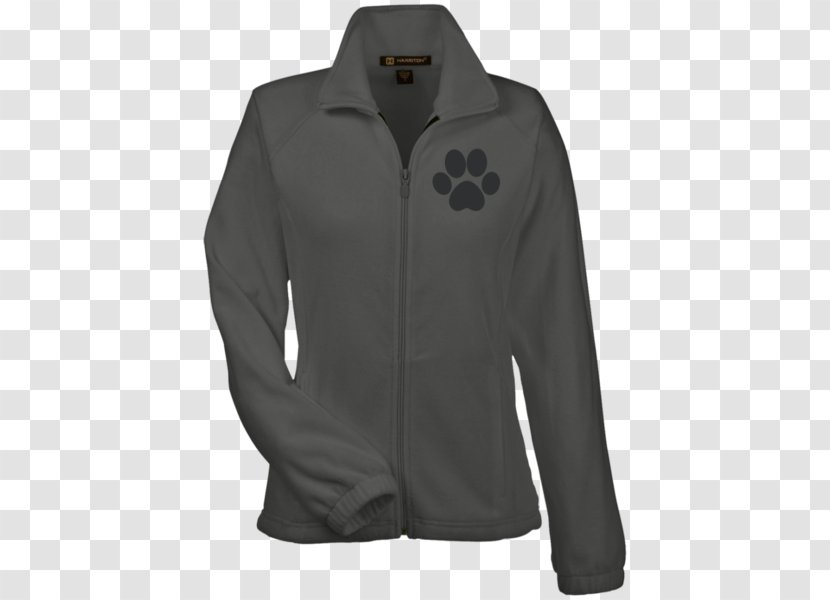 Fleece Jacket Hoodie T-shirt Polar - Zipper - Boykin Spaniel Transparent PNG